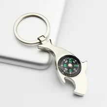 Металлические брелки компас брелок Акула мужская бутылка открывашка в виде ключа с кольцом рекламный подарок Настройка