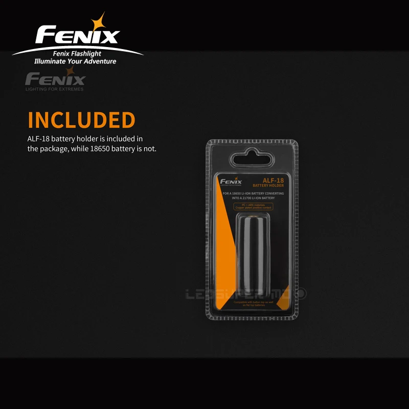 Держатель аккумулятора Fenix ALF 18 для литий ионной батареи 18650|Портативные