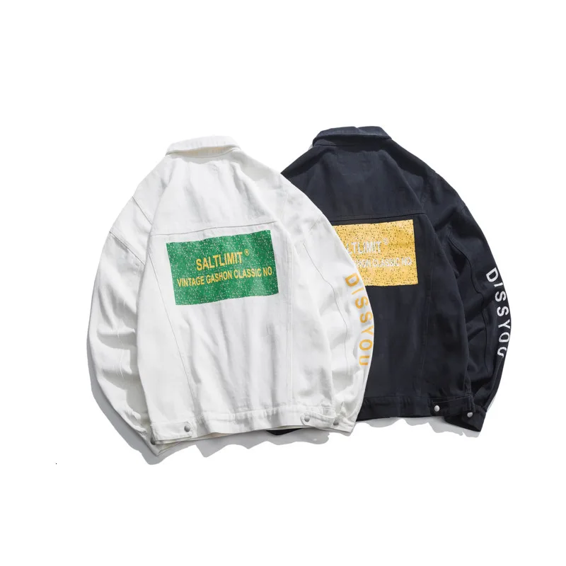 

2019 Autumn And Winter Men's New Casual Solid Color Pocket Letter Decorative Lapel Jacket Loose Temperament Trend Cotton