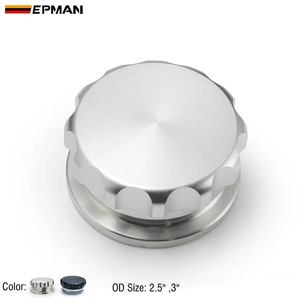 OD 2.5" ,3" Alloy Bung And Cap Weld On Filler Neck With Cap Fuel Surge