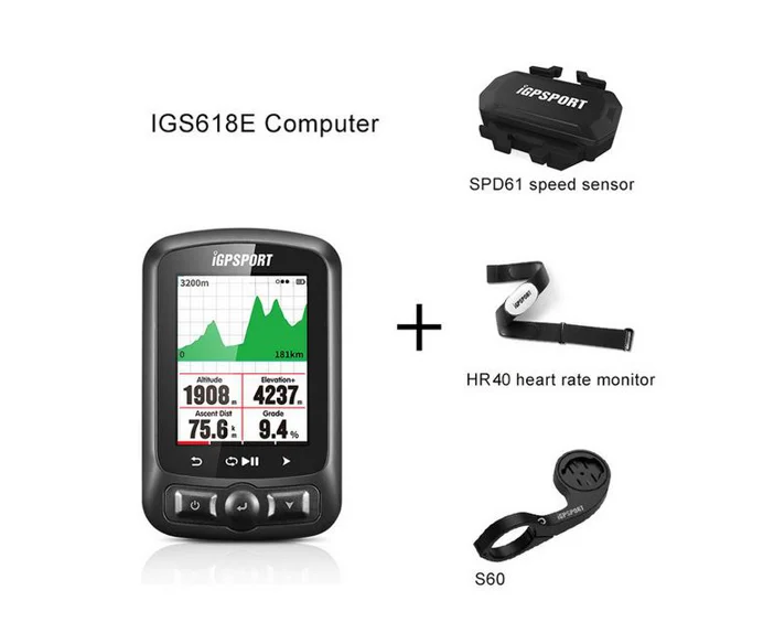 I gps порт ANT+ gps компьютер IGS618 Велосипед Bluetooth беспроводной секундомер водонепроницаемый велосипедный датчик для мотоцикла Спидометр компьютер - Цвет: Group 10