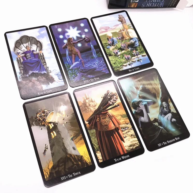 Набор Acient Witch Tarot Deck 78 шт. красивая электронная книга Master Grade для руководства