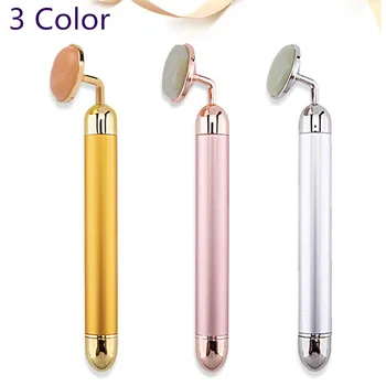 

3 Color Facial Massage Jade Roller Skin Tightening Machine Face Lift Hands Slimming Beauty Electric Health Skin Care Tools