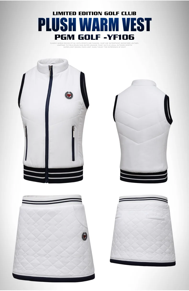 Женский костюм плюс бархатный жилет осень зима жилет куртка гольф теннисная куртка женская юбка платье спортивная одежда костюм для гольфа S-XL