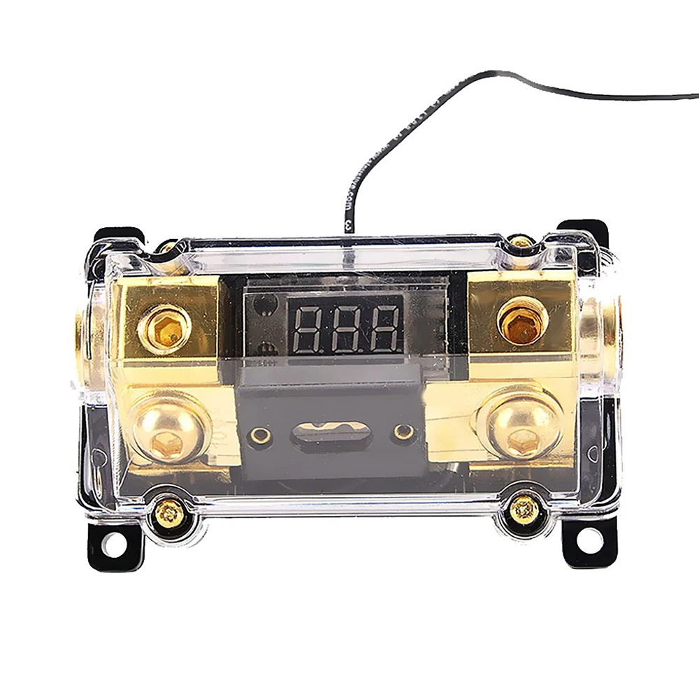 Автомобильный прозрачный блок предохранителей усилитель прозрачный блок предохранителей Универсальный прозрачный блок предохранителей аудио стерео