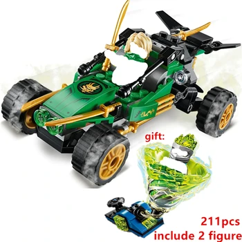 

New 2020 Ninjag series Jungle Raider Car Spinjitzu Slam Season 12 13 Building Blocks Classic Model Sets Bricks Kid Kits 71700 TV