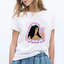 Camiseta de Yo Perreo Sola de Bad Bunny para mujer, remera blanca de conejo, malayo, conejo, reggaeton perreo