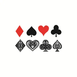 Sexy Card Waterproof Temporary Tattoo Sticker Arm Leg Fake Tattoo Water Transfer Sticker Men Women