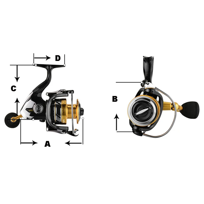 14+1 BB Double Spool Fishing Reel 5.5:1 Gear Ratio High Speed Spinning Fishing Reel Carp Fishing Reel For Saltwater STR4000