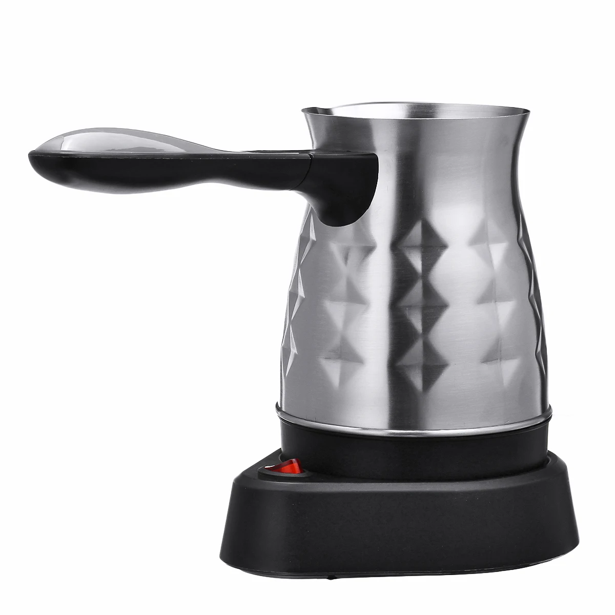 600W Turkish coffee pot Electric Maker Quick Heat Tea/Milk Making Machine Household Office plastic Italian espresso moka | Бытовая