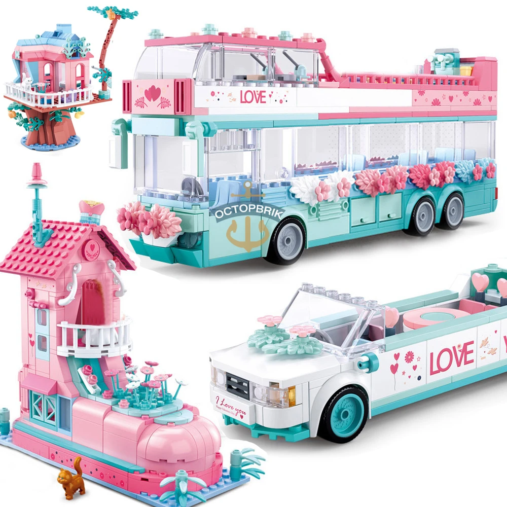 pink bus toy