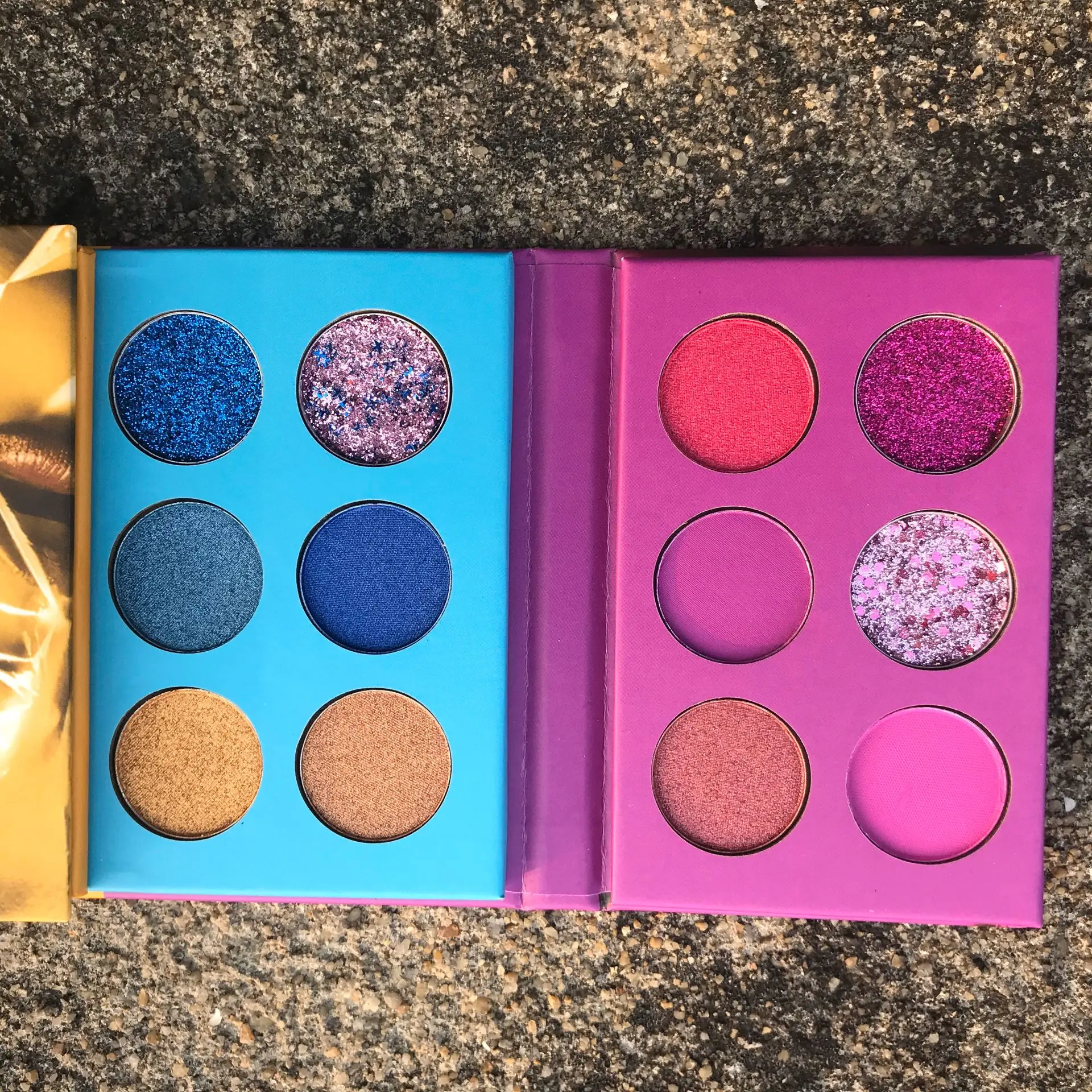 Pro Colorful Pigmented Eyeshadow Pallete Matte Makeup Shimmer Radiant Glitter Eye Shadow Palette Powder Private Label Cosmetic Pro Colorful Pigmented Eyeshadow Pallete Matte Makeup Shimmer Radiant Glitter Eye Shadow Palette Powder Private Label Cosmetic