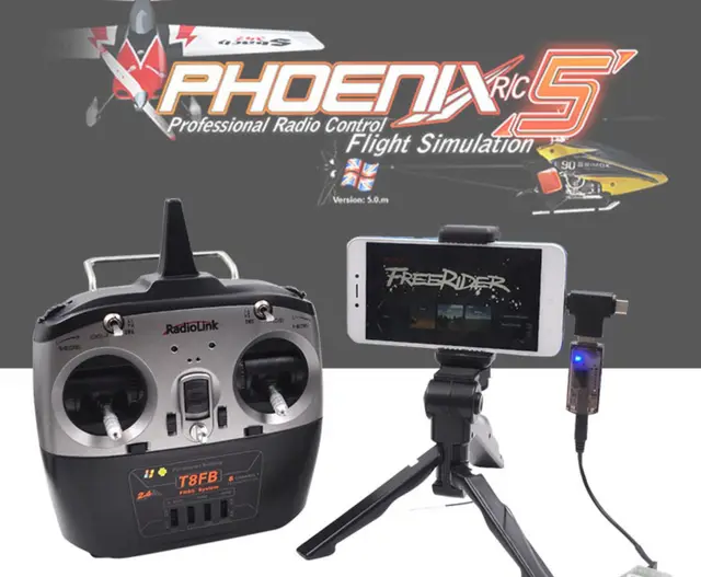 2.4G PPM Flight RC Simulator Dongle Wireless Cable USB RealFlight Freerider FMS XTR PHOENIXRC G7 G6 G5.5 G5 for Radio Controller 2