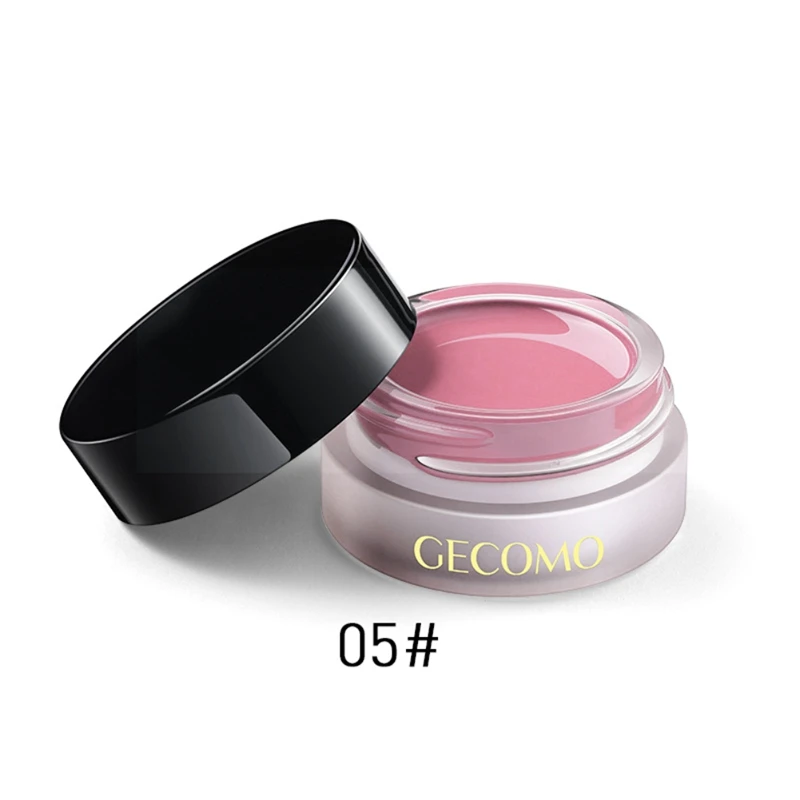 Светло-серый Jelly Blush Long Lasting Shiny Brighten Makeup Effects Colorfast Jell Blush Cream - Цвет: Светло-серый