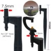 KESLA 10PCS Garden Drip Irrigation 20cm Stake Support Holder for 6&7.5MM Nozzle Sprinkler Connect 1/4'' Hose Watering Bonsai 5