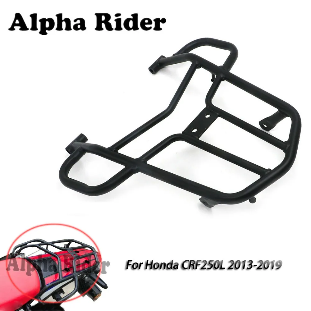 Мотоцикл Задняя багажная полка Кронштейн черный металл для Honda CRF250L CRF250 ралли