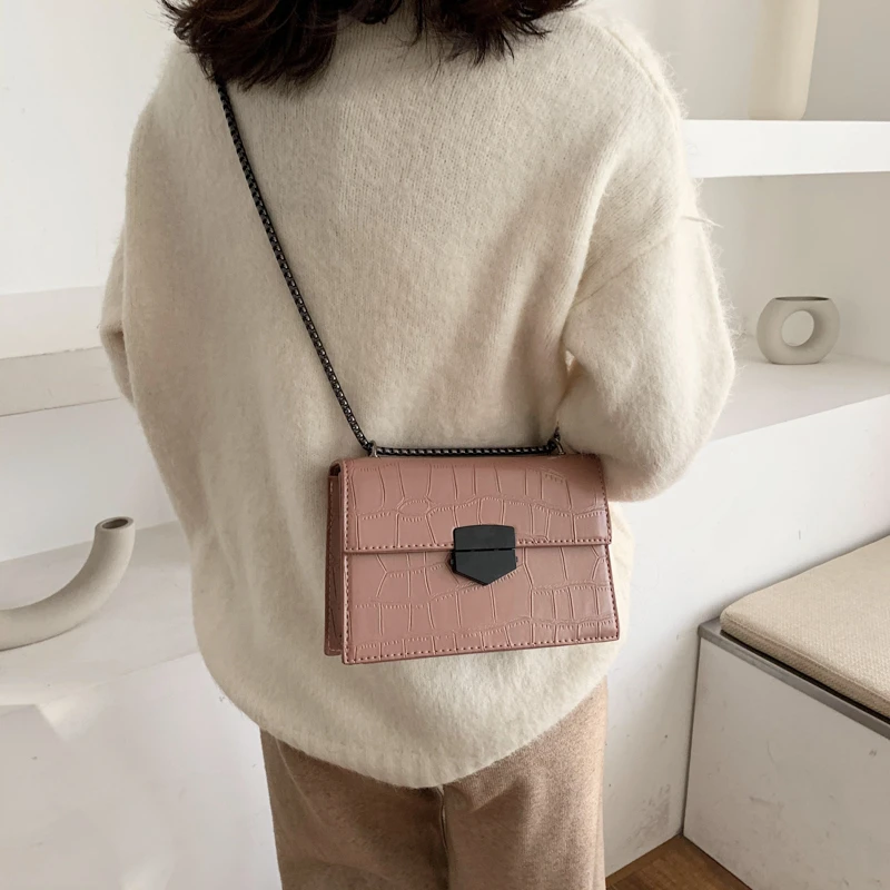 

2020 fashion comfortable high-end PU leather material high-end design ladies shoulder bag diagonal bag high quality for women
