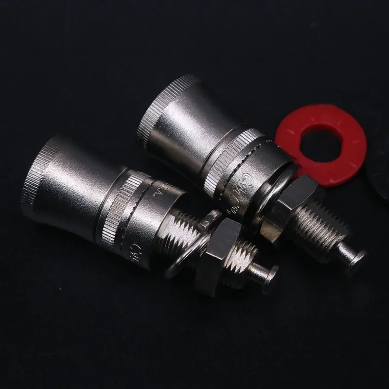 4pcs Price 868S HIFI DIY Pure copper nickel plated Electronic Banana Plug Female Socket Binding Post Terminal Connector | Электроника