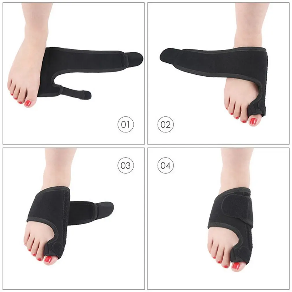 Universal Foot Braces Support Thumb Valgus Protector Adjustable Toe Corretcor Pain Relief Foot Care Tool for 4