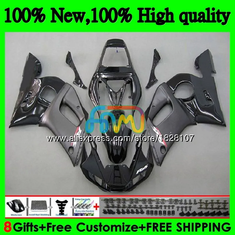 Средства ухода за кожей для YAMAHA YZF R6 черный R 6 600 YZF600 YZFR6 98 99 00 01 02 50BS. 5 YZF-600 YZF-R6 1998 1999 2000 2001 2002 обтекатель