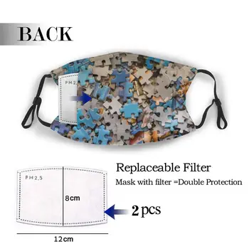 

protective mask with filter Puzzle anti dust PM2.5 reuse adult teen child girl