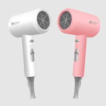 

Ionic Hair Dryer 1800W Blue Ray Anion Hair Blow Dryer With 3 Temp Concentrator Attachment For Home Travel Hotel, CN Plug