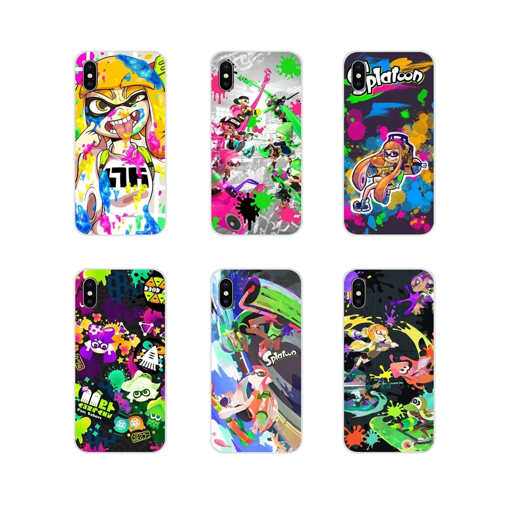 Cute Hot Splatoon Art Pattern Best For Xiaomi Redmi 4A S2 Note 3 3S 4 4X 5 Plus 6 7 6A Pro Pocophone F1 Transparent TPU Bag Case | Мобильные