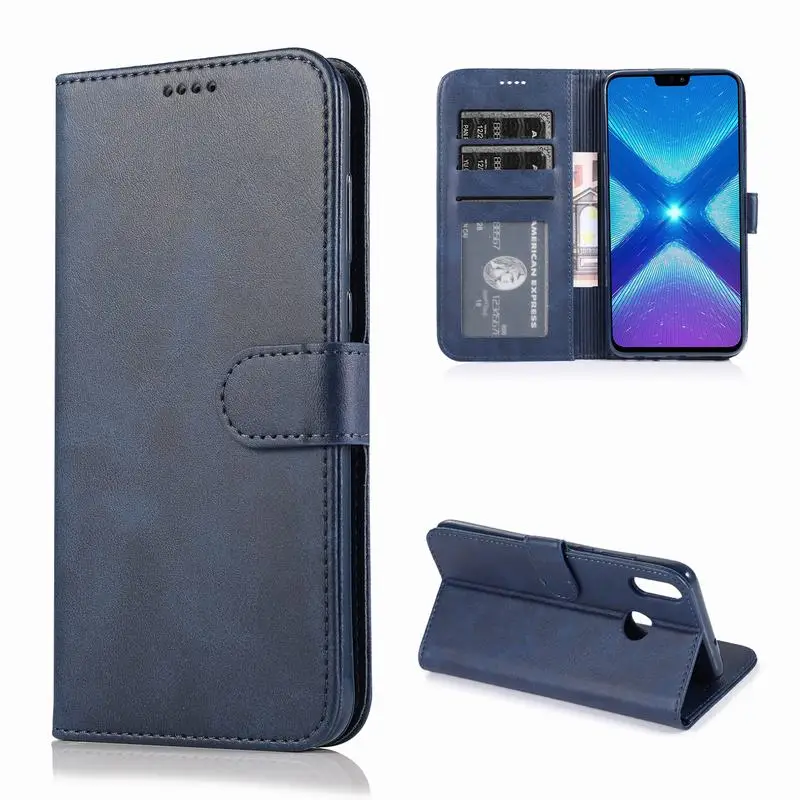 Чехол-книжка с бумажником для Honor 8X8 X, чехол для huawei Honor 8X, сумка для мобильного телефона, чехол Honor8X, кожаный чехол-книжка для смартфона