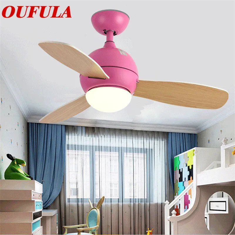 

OUTELA Modern Ceiling Fan Lights Lamps Remote Control Fan Lighting Suitable For Dining room Bedroom Restaurant