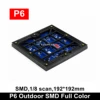 P6 Outdoor Smd RGB Led Display Module 32x32 Pixels Exterior Business Advertising Full Color Panel ► Photo 2/6