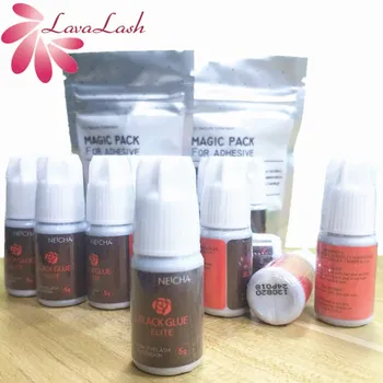 

10 Bottles NEICHA Black Glue Mega Bonding For Eyelash Extensions Korea original lashes glue 5ml Fast Drying Lower Irritation