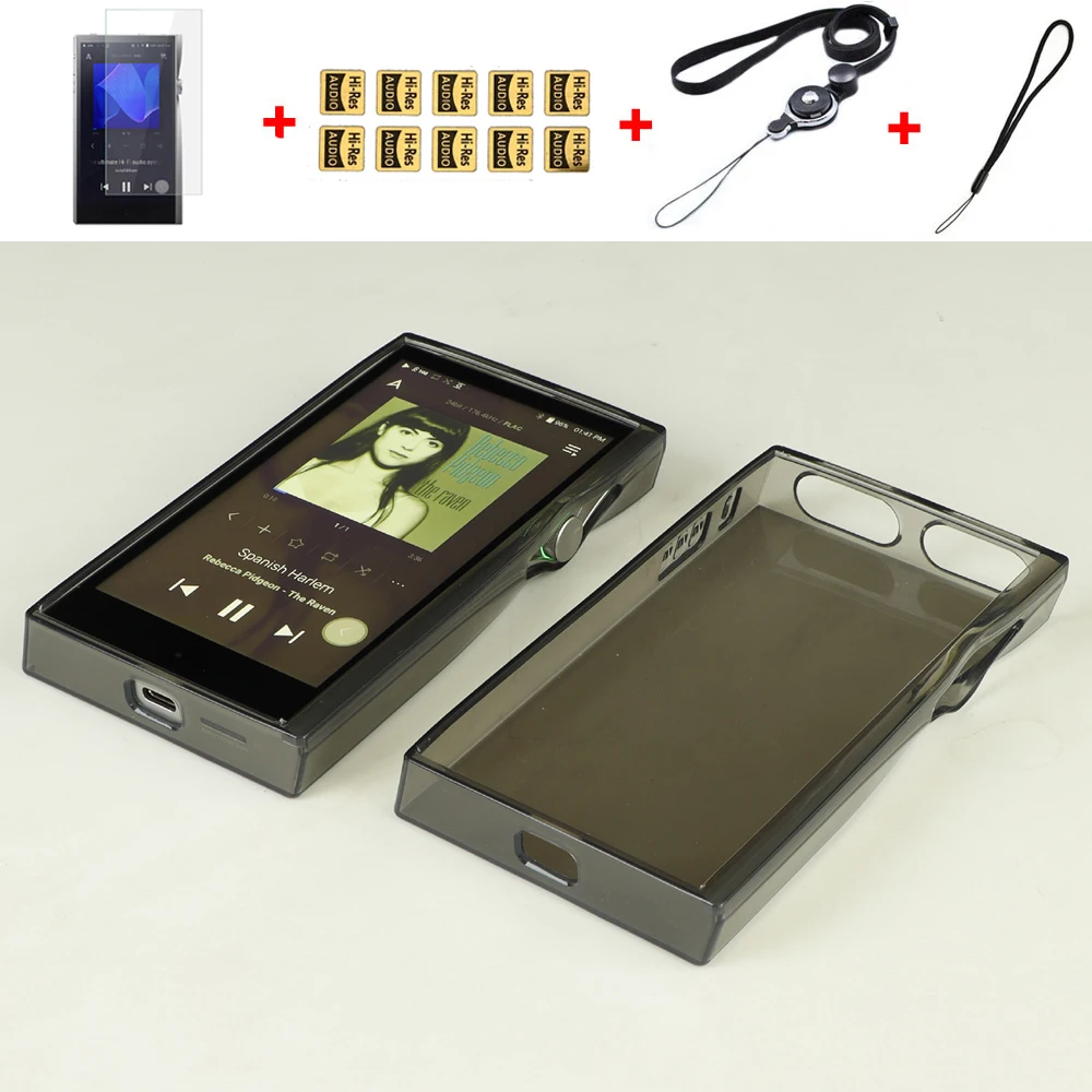 Мягкий прозрачный чехол из ТПУ для Iriver Astell &amp Kern A футуристиа SE200 с защитной