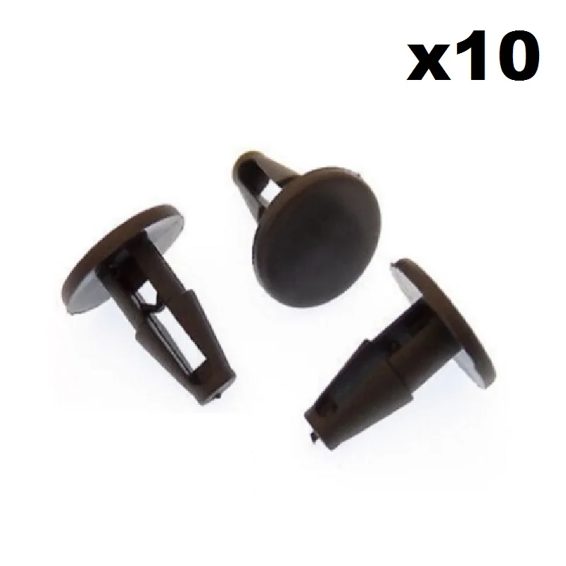 

10x For Toyota Plastic Trim Clips- Wiper Motor Cover, For Windscreen Cowl, & Wheel Arch