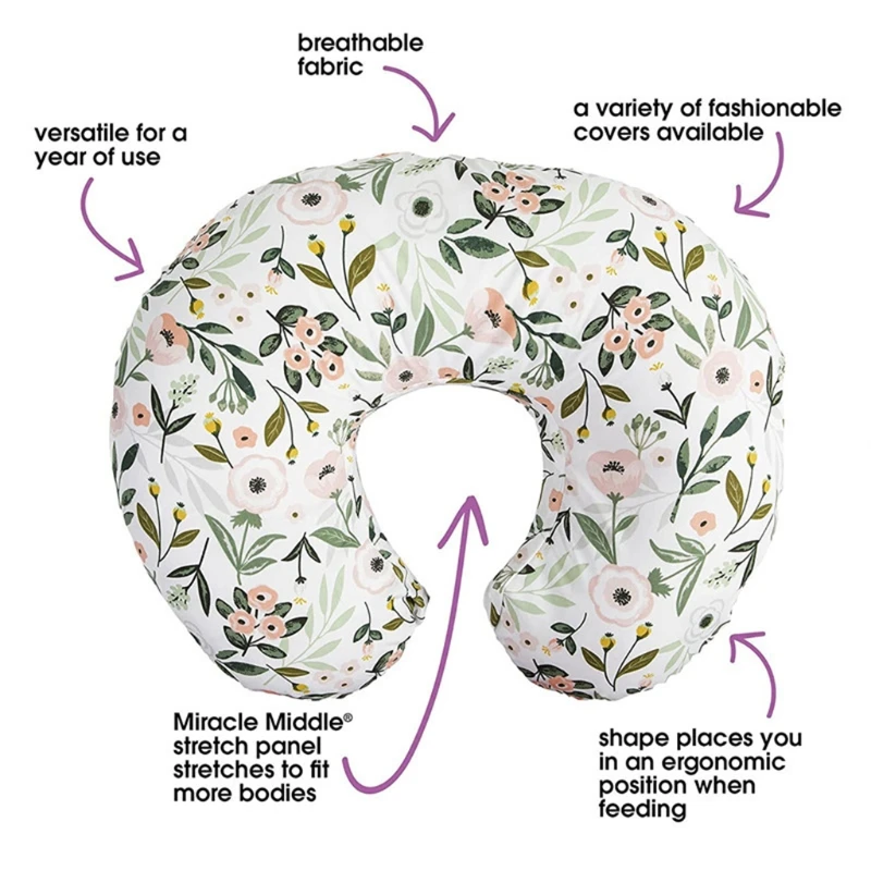 Baby Nursing Pillowcase Elastic U-shaped Detachable Cover