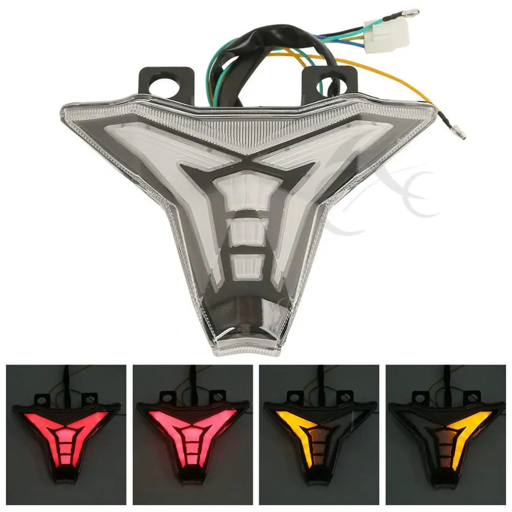 Motorcycle Led Integrated Tail Brake Turn Signal Blinker Light For Kawasaki Z1000 2014-2017 2015 2016 |