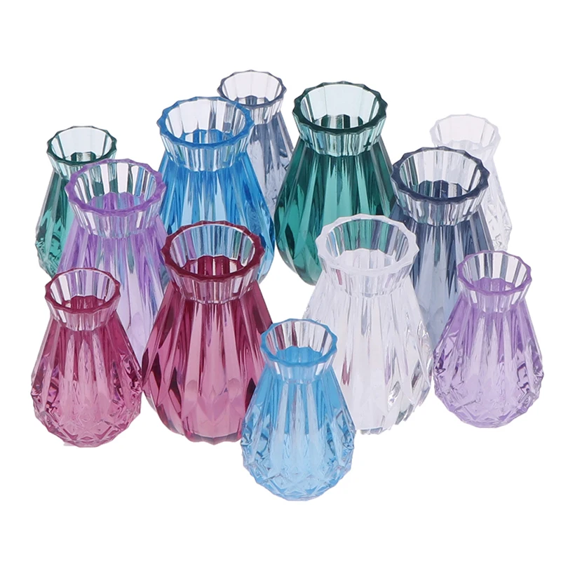 1/2pcs Doll House Flowerpot Vase Ceramics Teapot Basin DIY Furniture Toys Dollhouse Miniature Accessories