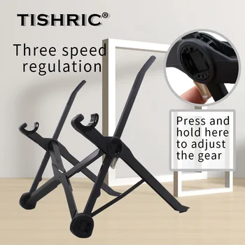 

TISHRIC Foldable Laptop Stand Adjustable Laptop Accessories Support Portable Stand Laptop Holder Notebook Stand Computer Support