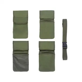 

Multifunctional Canvas Waist Bag Durable Garden Tool Belt Holder Garden Tools Waist Pouch For Home (Green)