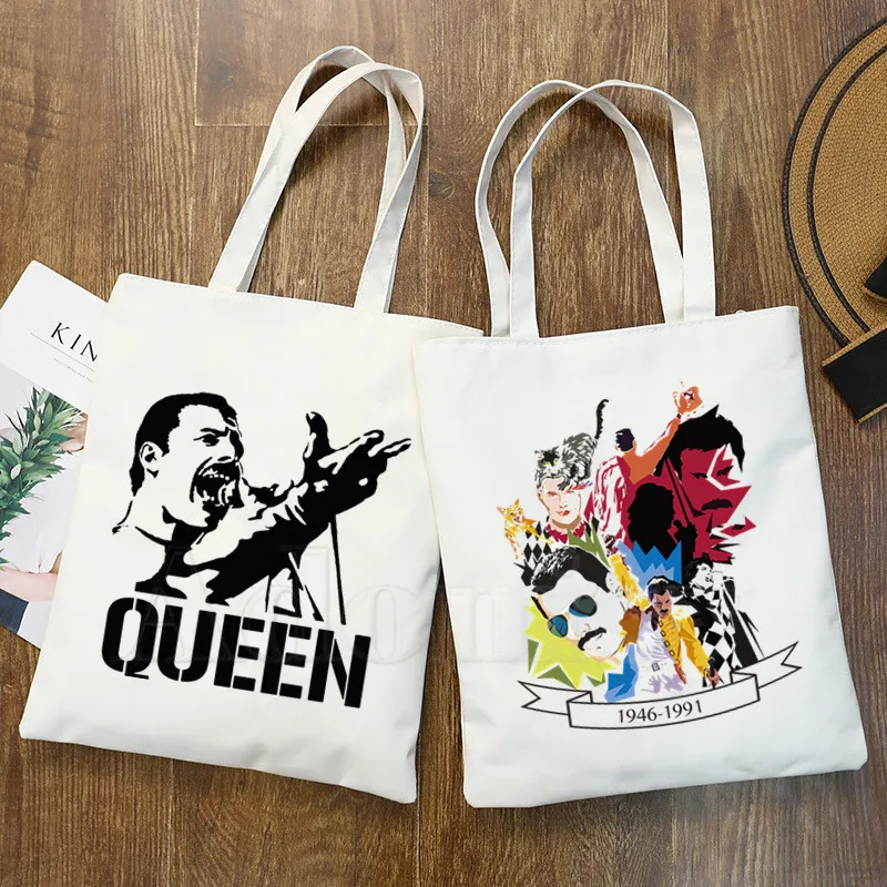 Freddie Mercury The Queen Band хип-хоп Рок хипстер дизайн через плечо Холщовая Сумка в стиле