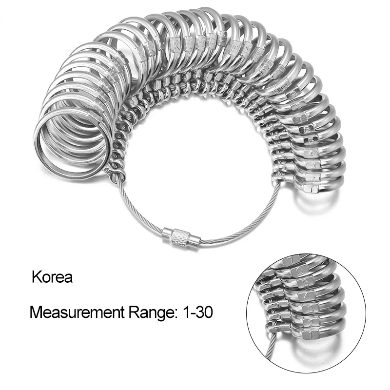 Herramienta de medición de anillo, herramienta de medición de anillo para  anillos de tamaño perfecto para dedos. Medidores de anillos de cinta  métrica