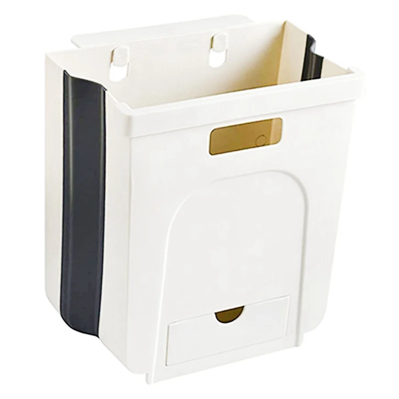 2.4 Gallon Under Cabinet Trash Can Pull Out 10L Hanging the Sink Mini Small Collapsible Car | Дом и сад