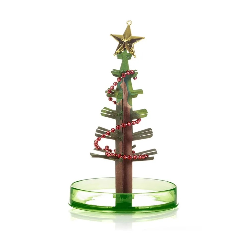 Magic Tree Christmas Gift Paper Growing Tree Toy Boys Girls Novelty Xmas Gift   (2)