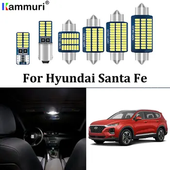 

12Pcs Error Free White LED Car Interior Light Package Kit for Hyundai Santa Fe 2013-2016 2017 2018 2019 2020 LED Interior Light