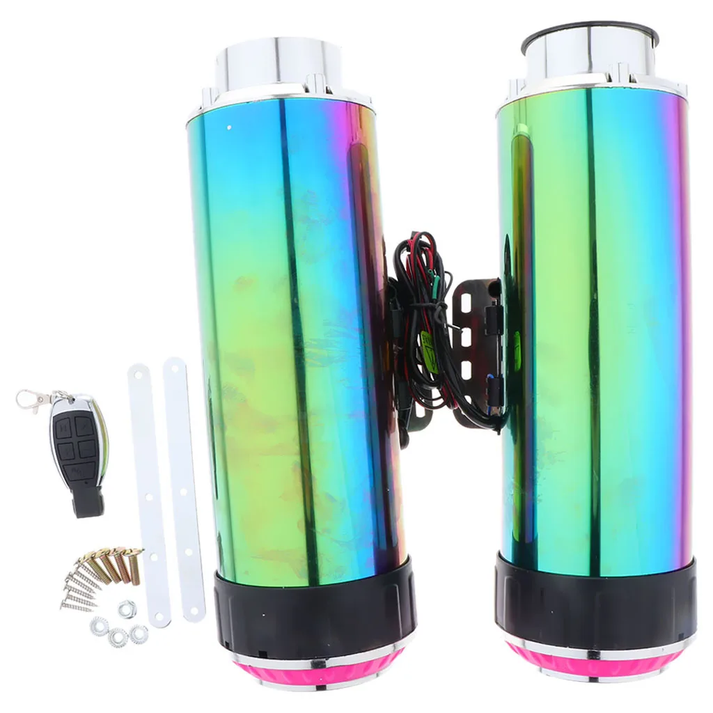 

12V Bluetooth Motorcycle Audio System, Hand-free Speakers, Bass MP3 Player