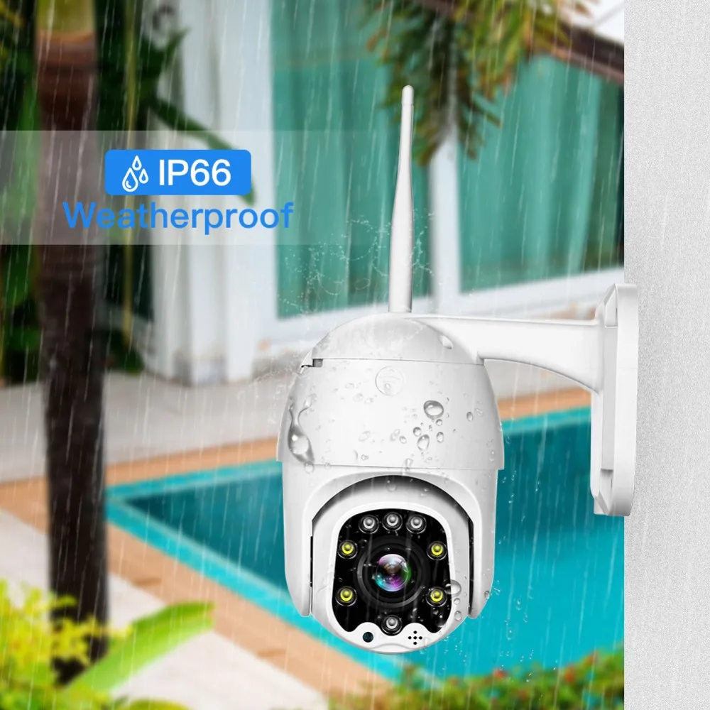 Ip-камера 5MP наружная PTZ HD 1080P скоростная купольная камера видеонаблюдения с зумом камера наблюдения wifi Внешняя IP66 onvif Поворотная ip-камера ipcam