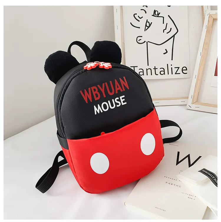 Рюкзак с рисунком Микки и Минни Маус, детский школьный рюкзак для девочек, детский школьный рюкзак для мальчиков