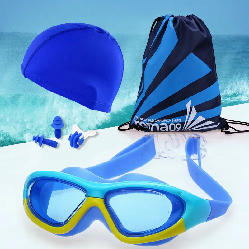 

Adult Men And Women Big Kid Not Pressure Eye Ultra Large Frame Goggles High-definition Anti-fog Waterproof Large Frame Swimming