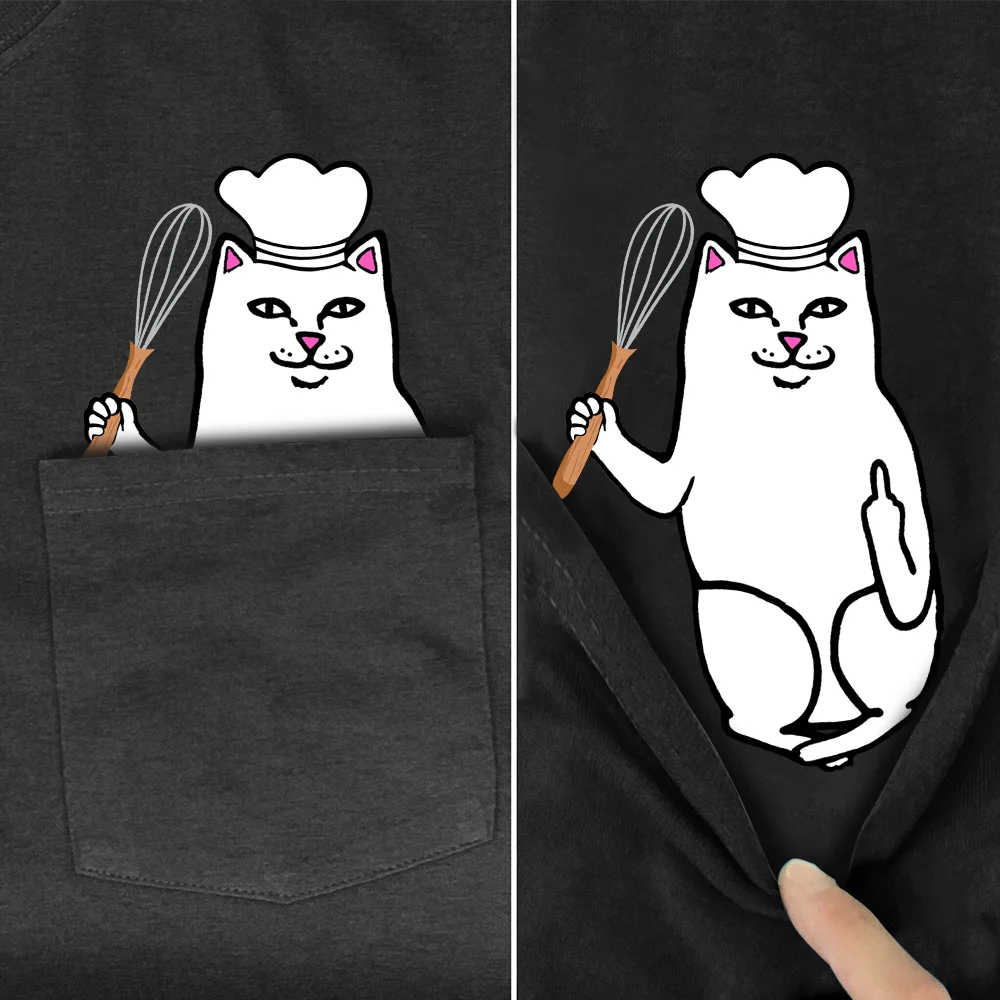 Chef Cat Baking Pocket Tee