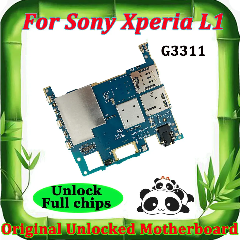 Для sony Ericsson Xperia L1 G3311 полные чипы разблокированная материнская плата разблокировка материнская плата Система Android Материнская плата платы