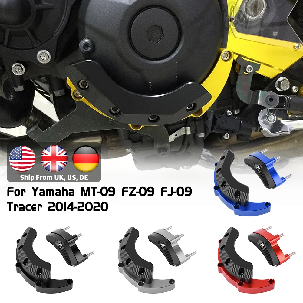 

MT 09 Engine Cover Guard Pad Crash Protector Frame Slider For Yamaha FZ09 FZ-09 For 2014-2020 FJ-09 MT09 Tracer 900 GT XSR900